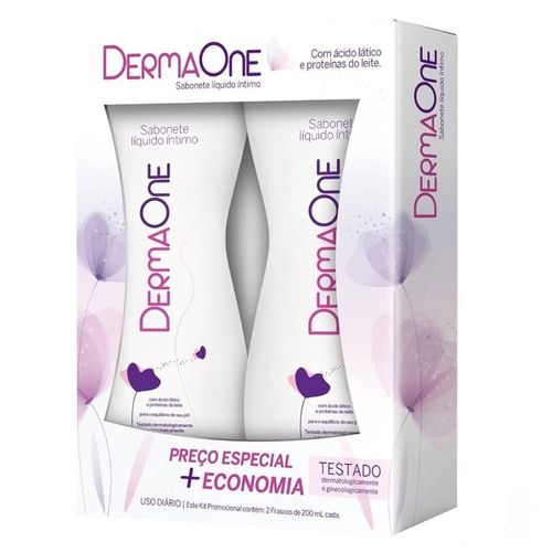 Sabonete Íntimo Feminino Cimed Dermaone Tradicional 2 Unidades 200ml