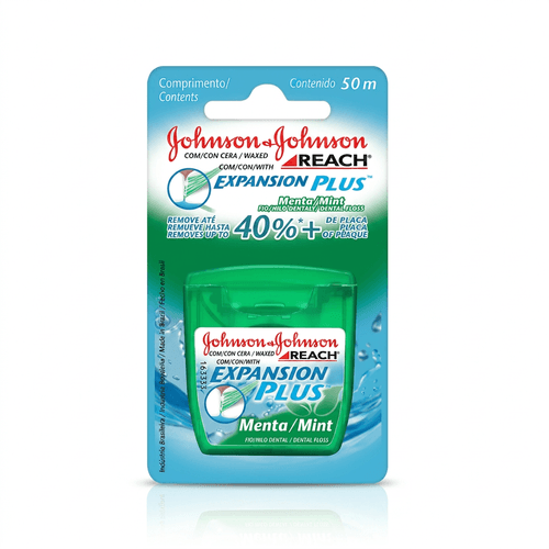 Fio Dental Johnson's Reach Expansion Plus Menta 50m