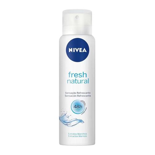 Desodorante Aerosol Feminino Nivea Fresh Natural Extratos Marinhos 150ml