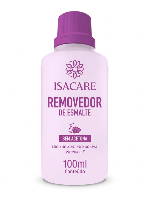 Removedor de Esmalte Isacare Sem Acetona 100ml