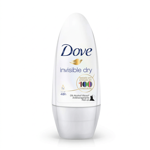Desodorante Roll-On Feminino Dove Invisible Dry 50g