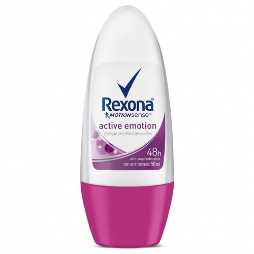 Desodorante Roll-On Feminino Rexona Active Emotion 50ml