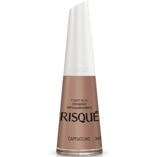 Esmalte Risqué Cremoso Cor Cappuccino 8ml