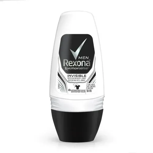 Desodorante Roll-On Masculino Rexona Invisible 50ml