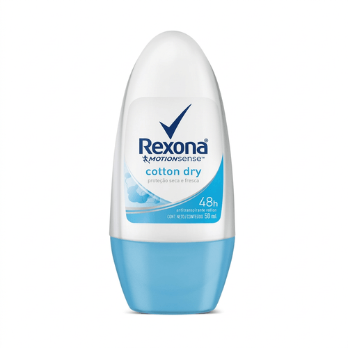 Desodorante Roll-On Feminino Rexona Cotton 50ml