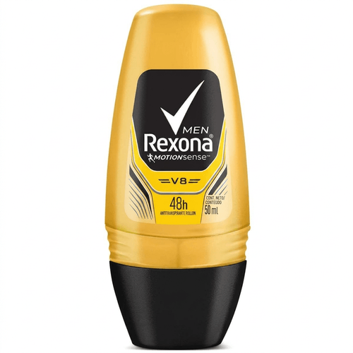 Desodorante Roll-On Masculino Rexona V8 50ml