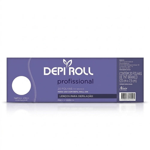 Lenços Depilatórios Depi Roll 20 Unidades