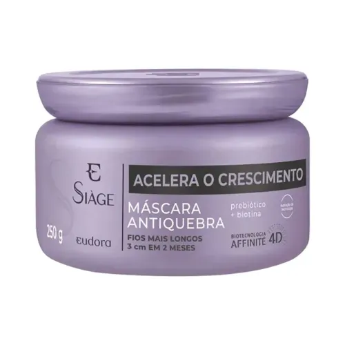 Máscara Capilar Eudora Siàge Acelera o Crescimento 250g