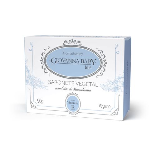 Sabonete em Barra Giovanna Baby Vegetal Blue 90g
