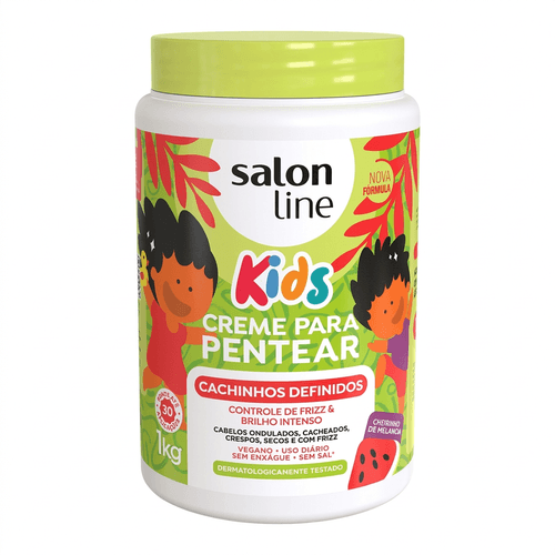 Creme de Pentear Salon Line Kids Cachinhos Definidos 1kg