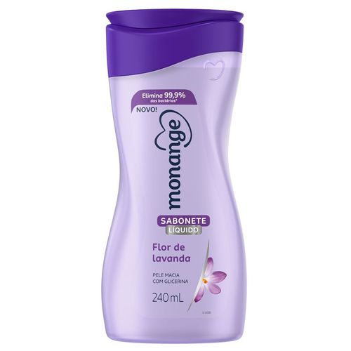 Sabonete Líquido Monange Flor de Lavanda 240ml