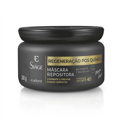 Máscara Capilar Eudora Siàge Expert Regeneração Pós-Química 250g