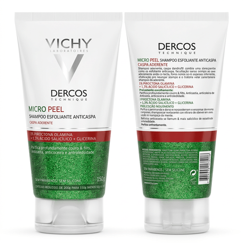 Shampoo Esfoliante Anticaspa Dercos Micro Peel - 150ml