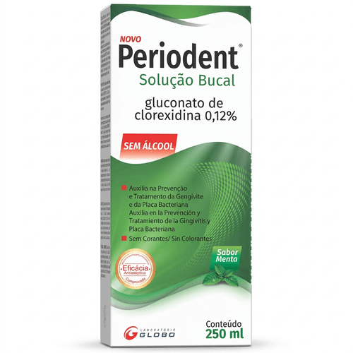 Enxaguante Bucal Periodent Menta 250ml