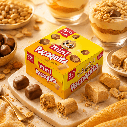 Bombom Sorvete Kibon Monobites Paçoquita 92g