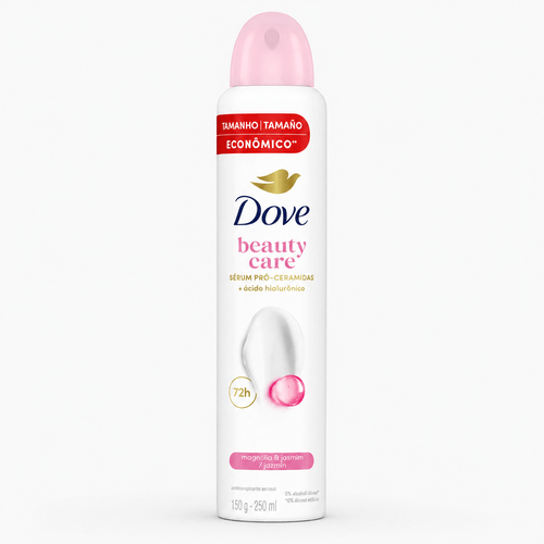 Desodorante Aerosol Feminino Dove Beauty Care Magnólia e Jasmim 250ml
