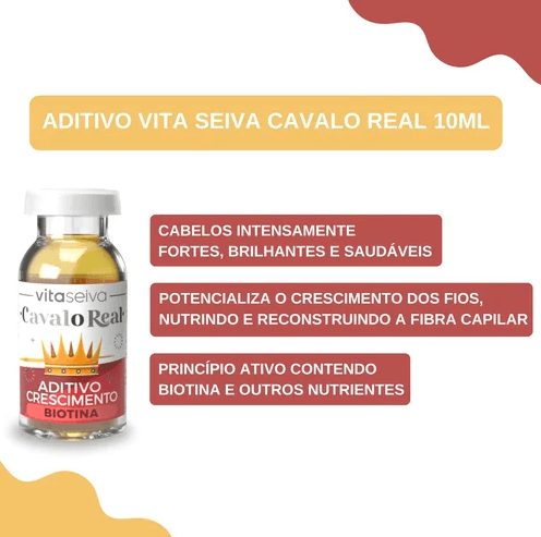 Condicionador Vita Seiva Cavalo Real Aditivo Crescimento 10ml