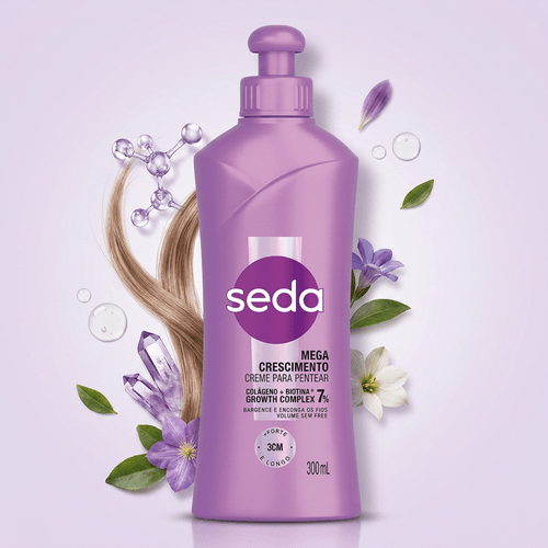 Creme de Pentear Seda Mega Crescimento 300ml