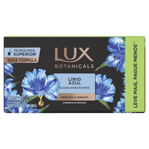Sabonete em Barra Lux Botanicals Lírio Azul 6 Unidades