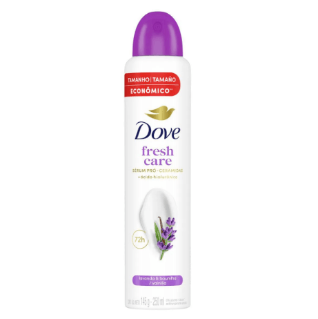 Desodorante Aerosol Feminino Rexona Fresh Care Lavanda e Baunilha 250ml