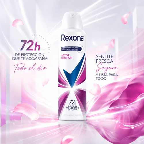 Desodorante Aerosol Feminino Rexona Active Emotion Dry 250ml