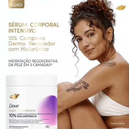 Hidratante Corporal em Sérum Dove com Ácido Hialurônico e Niacinamida 450g