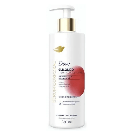 Hidratante Corporal em Sérum Dove com Ácido Glicólico e Pearl 380ml