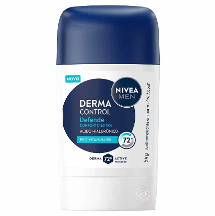 Desodorante Stick em Gel Nivea Men Derma Control Defende 54g