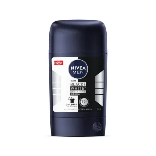 Desodorante Stick Nivea Men Black & White Invisible Original 54g