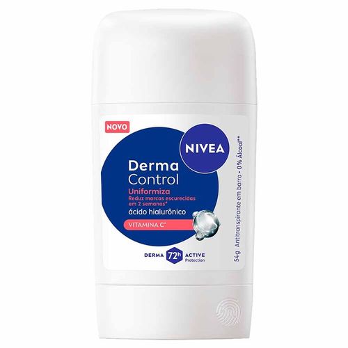 Desodorante Stick Feminino Nivea Derma Control Uniformiza 54g