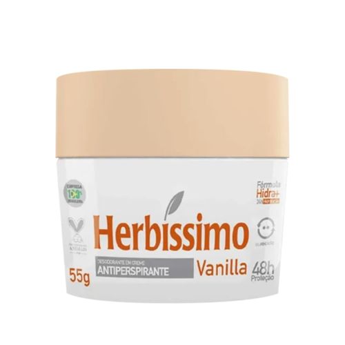 Desodorante em Creme Herbíssimo Vanilla 55g