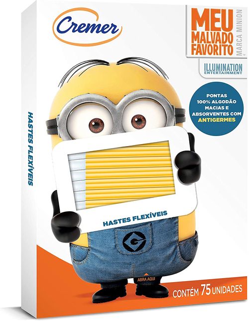 Hastes Flexíveis Cremer Meu Malvado Favorito 75 Unidades