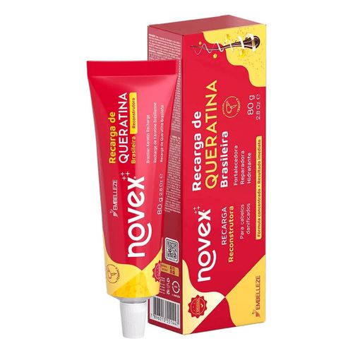 Tratamento Capilar Novex Recarga de Queratina 80g