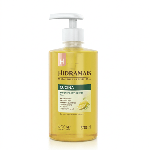 Sabonete Líquido Hidramais Cucina Limão Siciliano e Alecrim 500ml