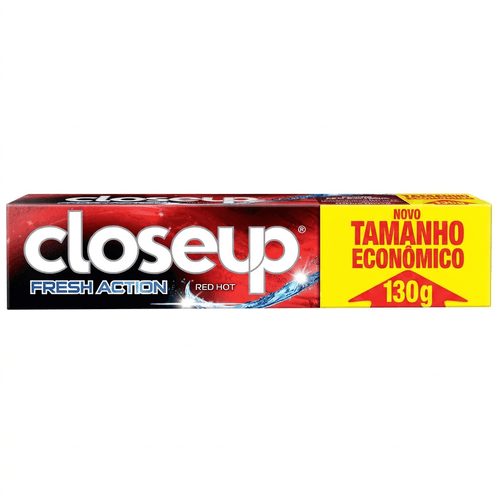 Creme Dental Closeup Fresh Action Red Hot 130g
