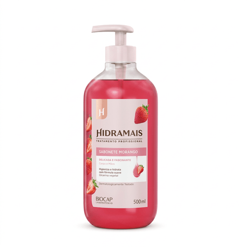Sabonete Líquido Hidramais Morango 500ml