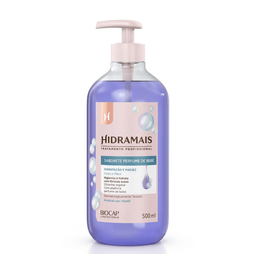 Sabonete Líquido Hidramais Perfume de Bebê 500ml