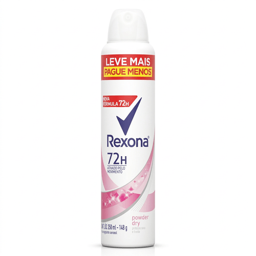 Desodorante Aerosol Feminino Rexona Powder Dry 250ml