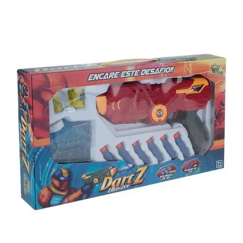 Brinquedo Infantil Lançador Dart Z 2 em 1 Blaster
