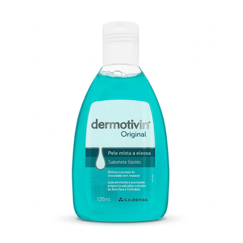 Sabonete Líquido Facial Dermotivin Original - 120ml
