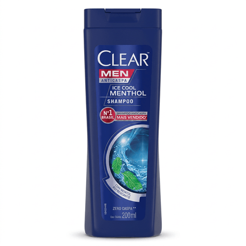 Shampoo Masculino Clear Men Ice Cool Menthol 200ml