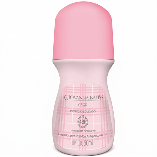 Desodorante Roll-On Feminino Giovanna Baby Classic 50ml
