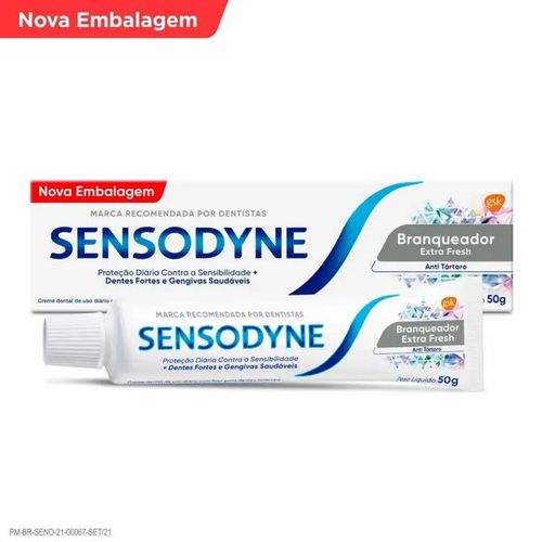Creme Dental Sensodyne Branqueador Extra Fresh 50g