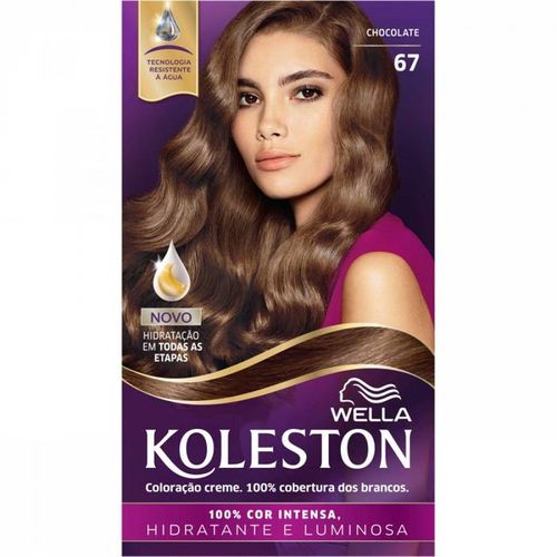 Tintura de Cabelo Wella Koleston Cor 67 Chocolate 1 Unidade