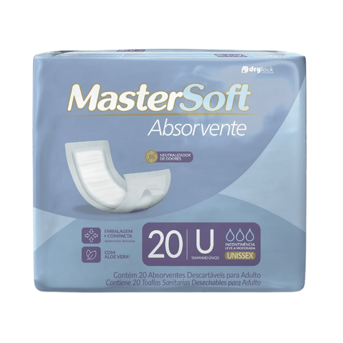 Absorvente Geriátrico Drylock Mastersoft 20 Unidades