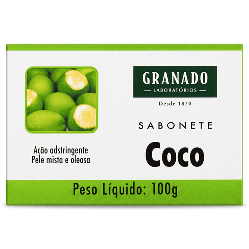 Sabonete em Barra Granado Coco 100g