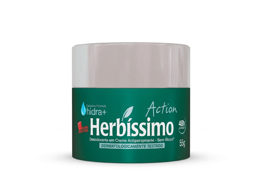 Desodorante Creme Herbíssimo Action 55g