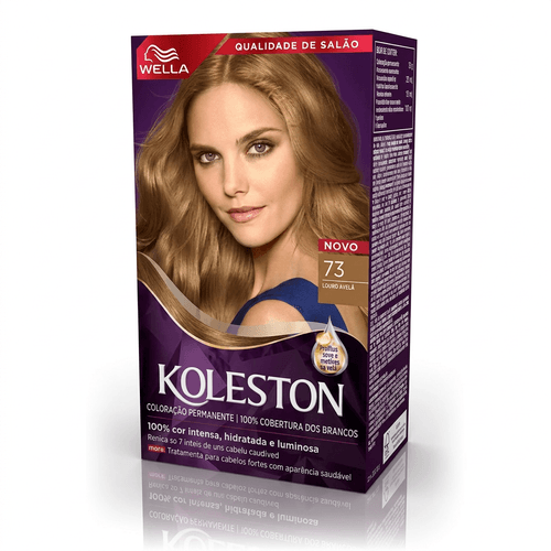 Tintura de Cabelo Wella Koleston Cor 73 Louro Avelã 1 Unidade