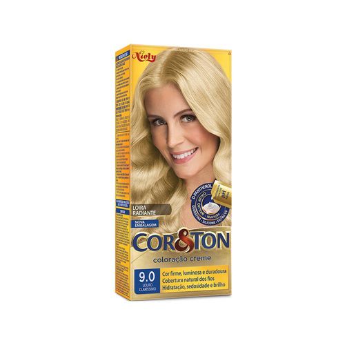 Tintura de Cabelo Niely Cor&Ton Cor 9.0 Louro Claríssimo 1 Unidade