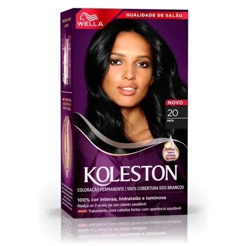 Tintura de Cabelo Wella Koleston Cor 20 Preto 1 Unidade